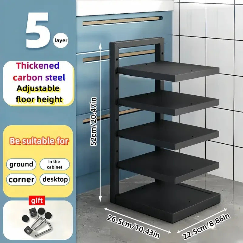 Adjustable Pot Rack Organizer