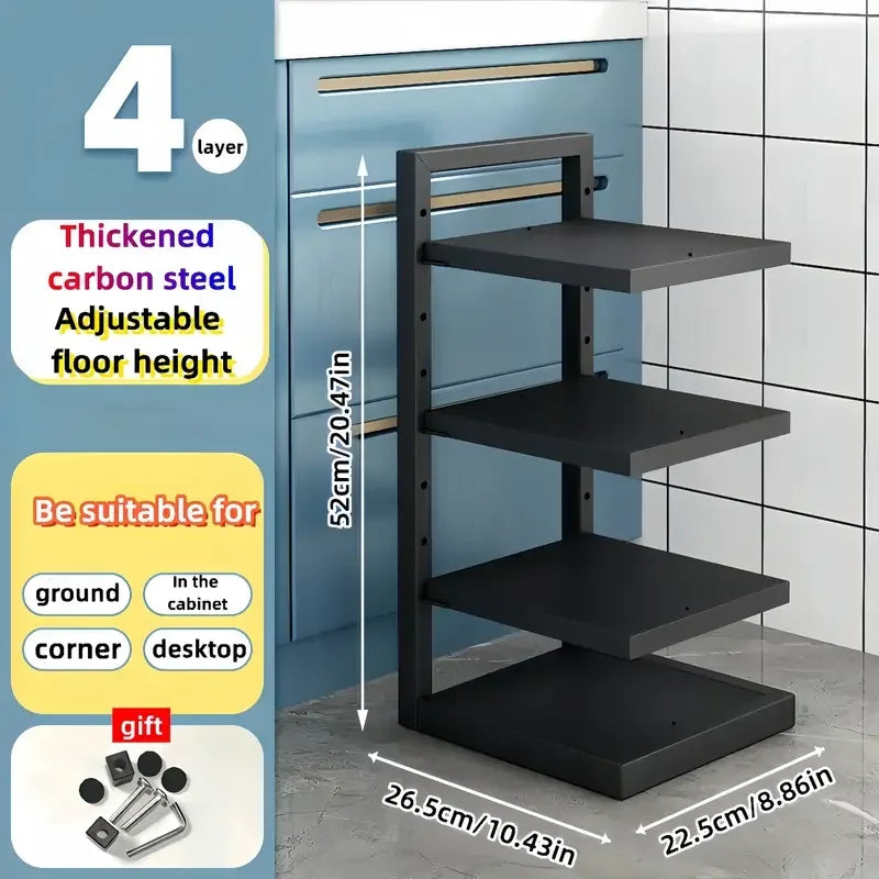 Adjustable Pot Rack Organizer