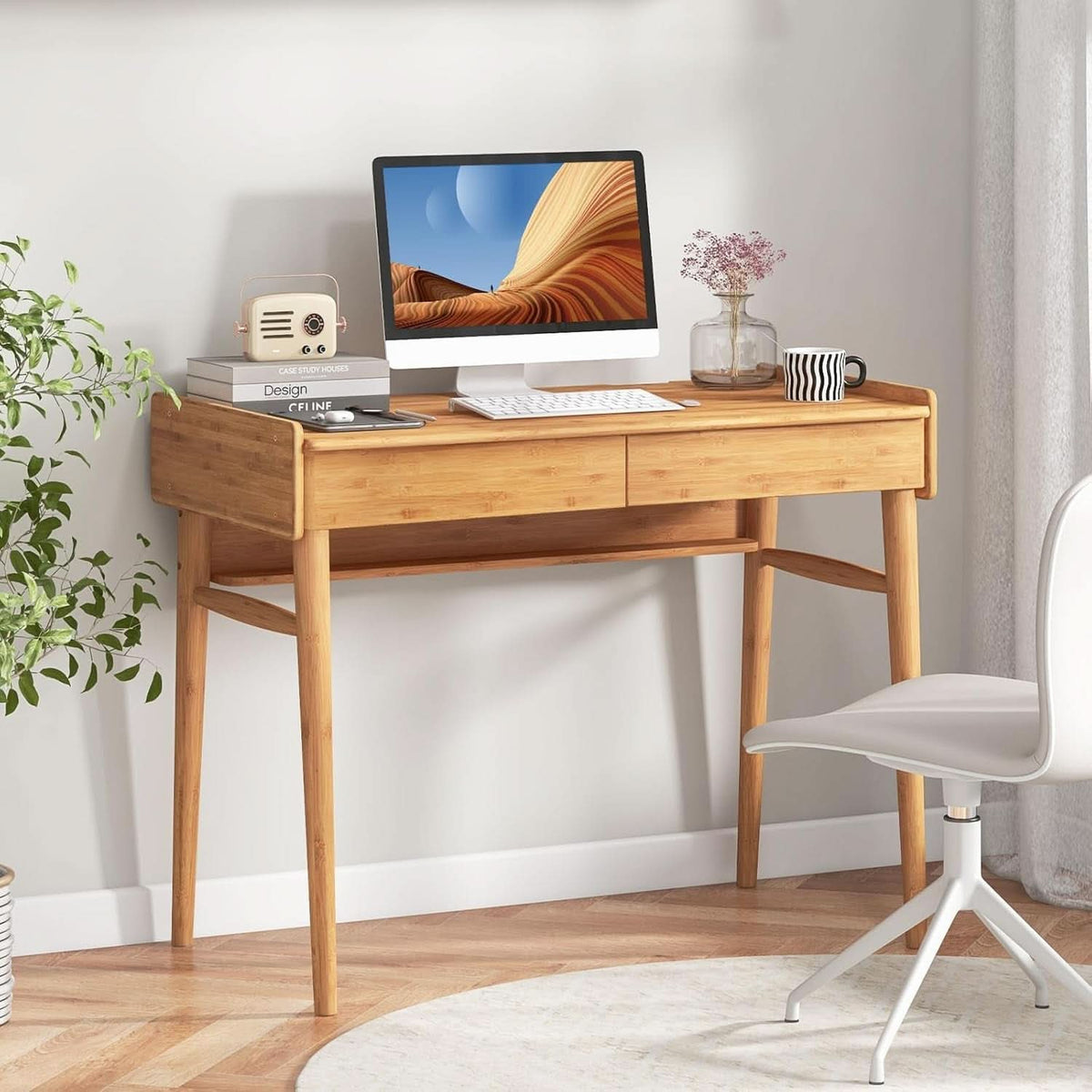 Bamboo Computer Desk